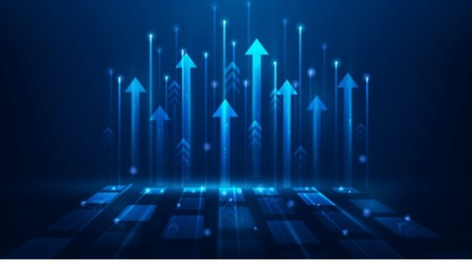 Digital Rising Arrow